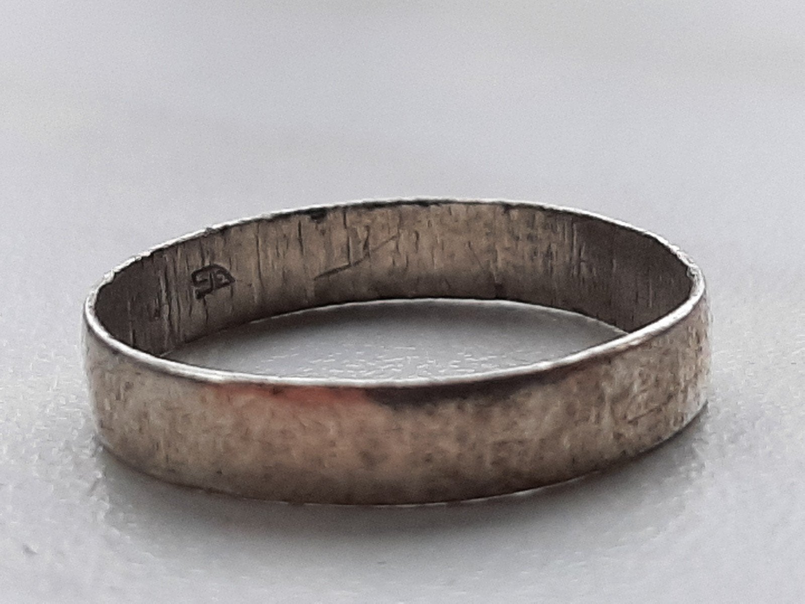 Bodemvondst oude zilveren ring, Ophalen of Verzenden, Zilver, Zilver, Dame