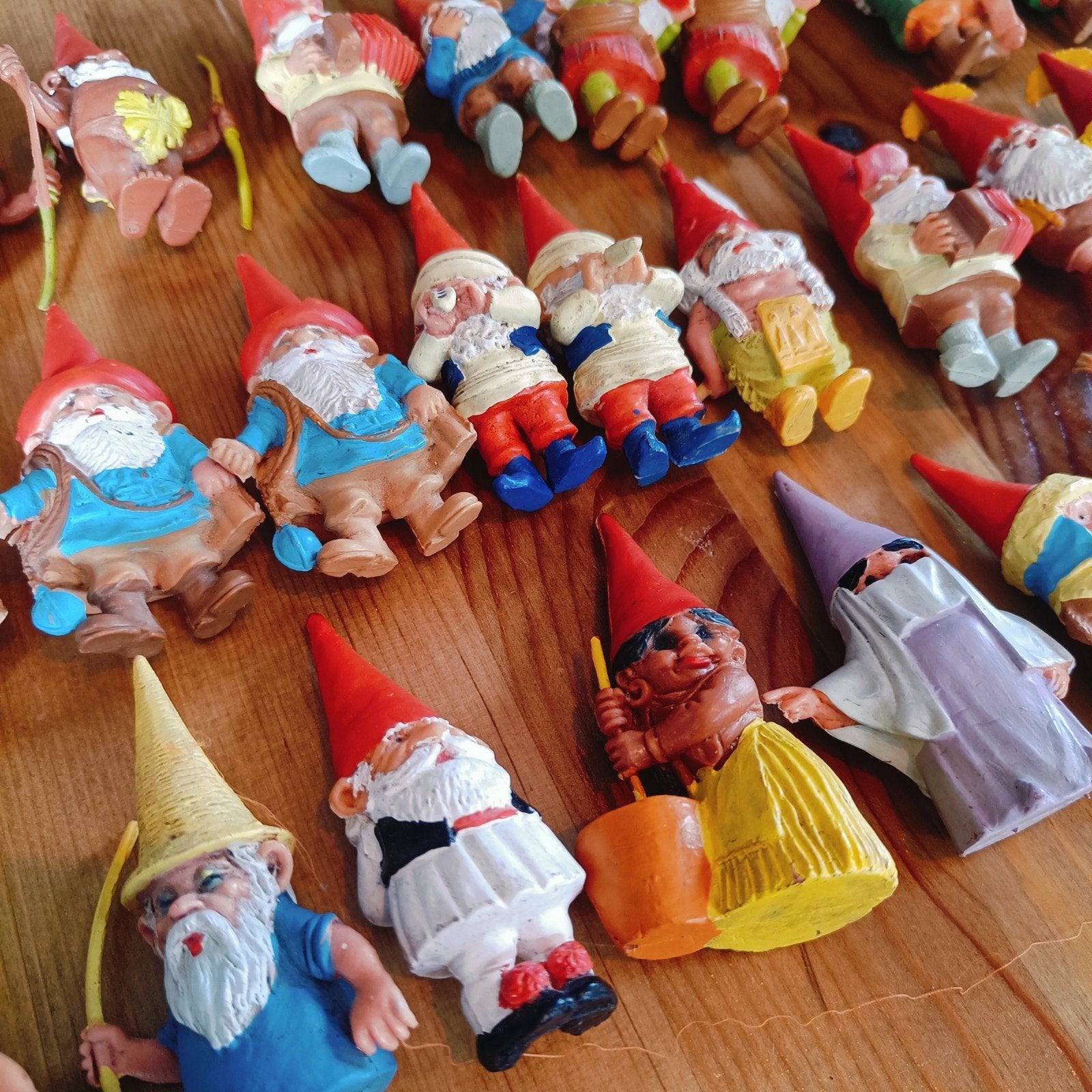 Verzameling van 30 vintage kabouters, Ophalen of Verzenden, Gebruikt