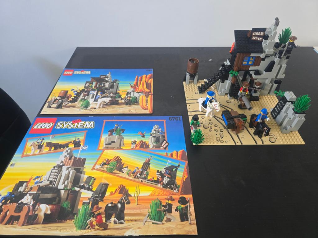 Lego Western 6761 Gold City Junction - Compleet met boekjes, Compleet, Gebruikt, Overige thema's, Lego