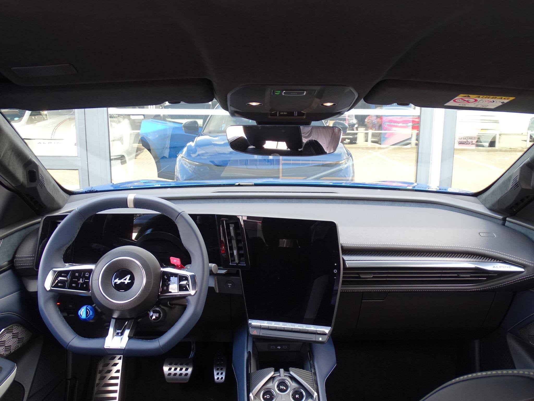 Alpine A390 GTS 89kWh | Devialet Xtreme Sound | Stoel & Stuu, Auto's, Automaat, Met garantie (alle), Blauw, Alcantara