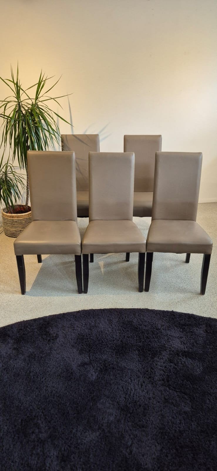 Gratis vijf stoelen. Ophalen Amsterdam Oud-Zuid., Ophalen, Gebruikt, Wit, Vijf, Zes of meer stoelen