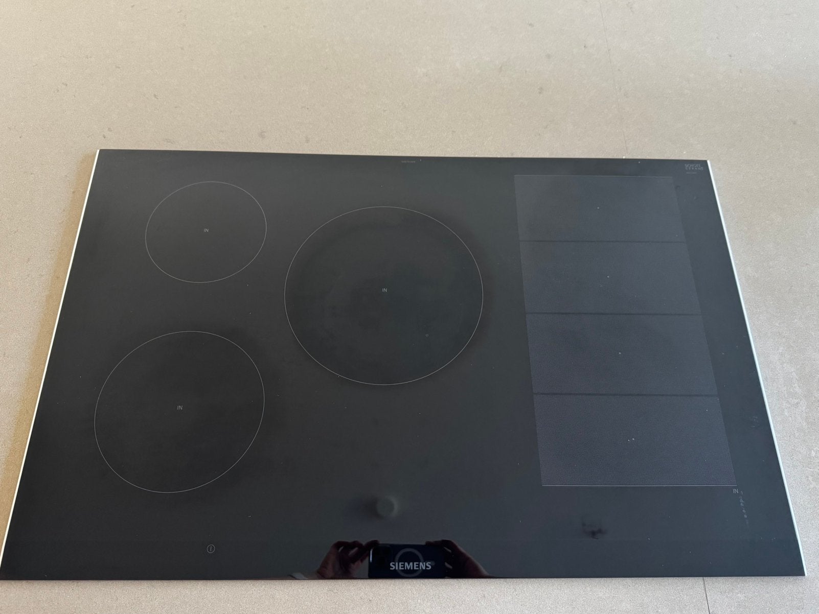 Siemens Inductiekookplaat 80 cm iQ700 - Zo goed als nieuw, Ophalen, Zo goed als nieuw, Energieklasse A of zuiniger, Inbouw