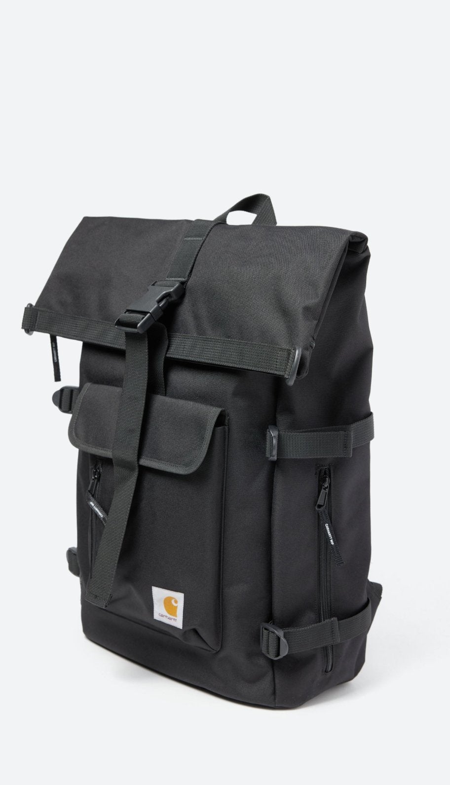 Carhartt WIP Roll-Top Rugzak Zwart, 25 tot 40 cm, Ophalen of Verzenden, Zo goed als nieuw, Overige merken