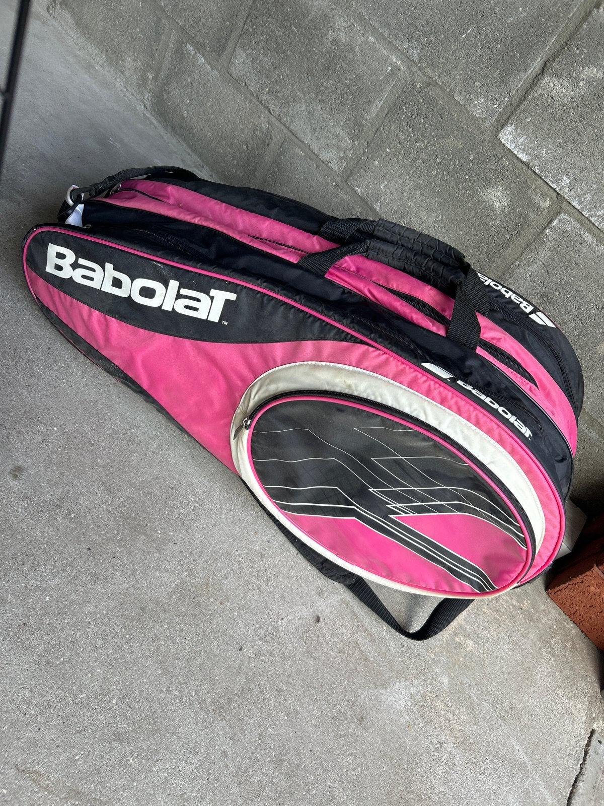 Babolat Tennistas Groot Roze - Rugzakmodel (6+ rackets), Ophalen of Verzenden, Zo goed als nieuw, Tas, Babolat