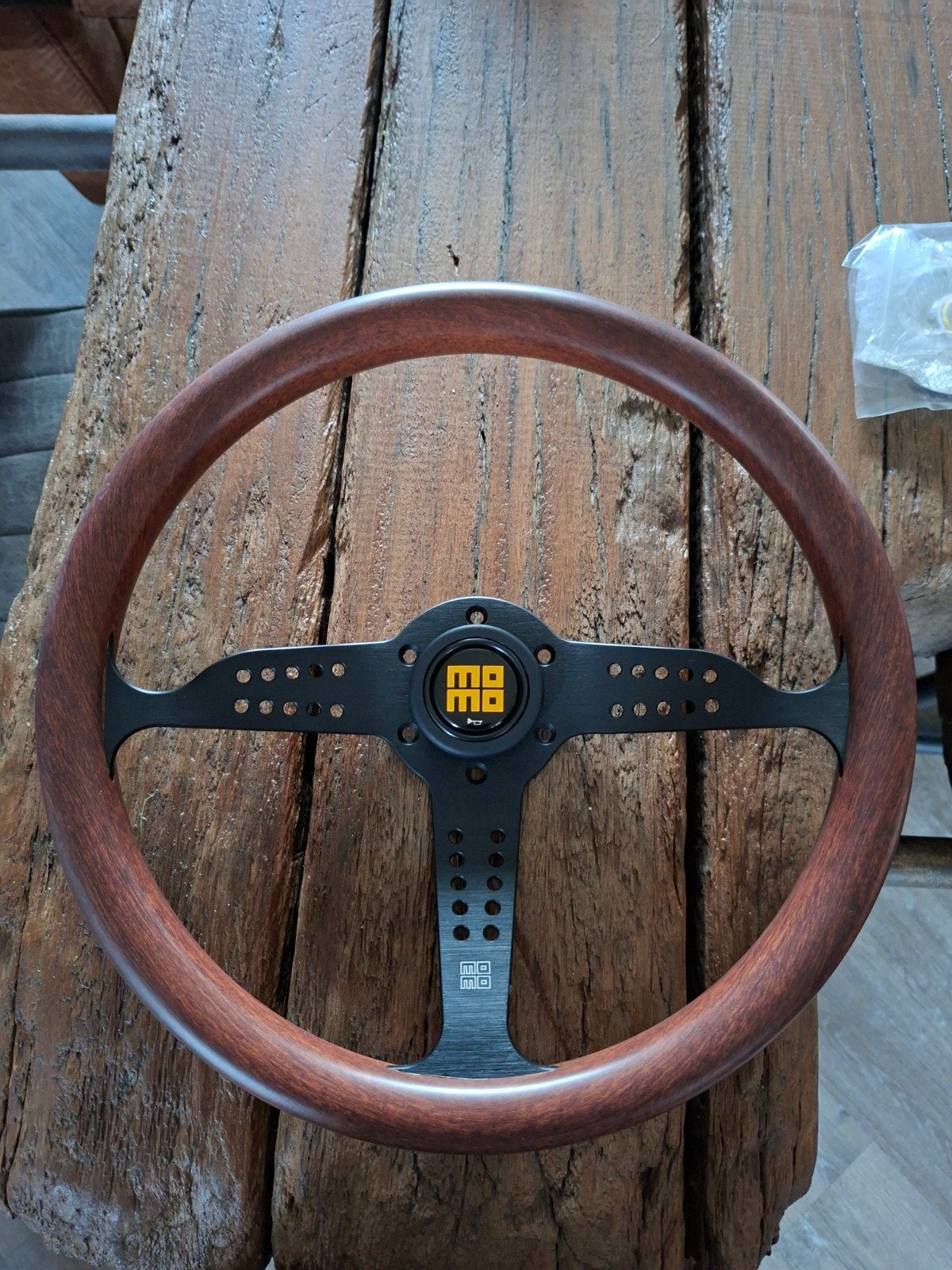 Momo grand prix houten sportstuur 350mm sport stuur, Ophalen of Verzenden, Nieuw