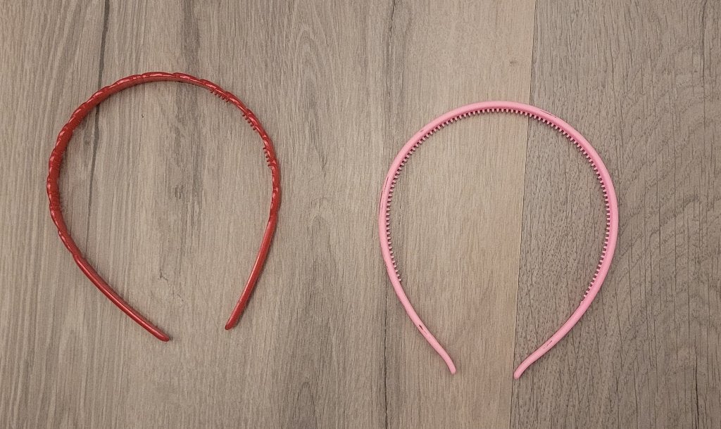 Haarband meisje rood roze, Kinderen en Baby's, Kindermode-accessoires, Ophalen of Verzenden, Zo goed als nieuw