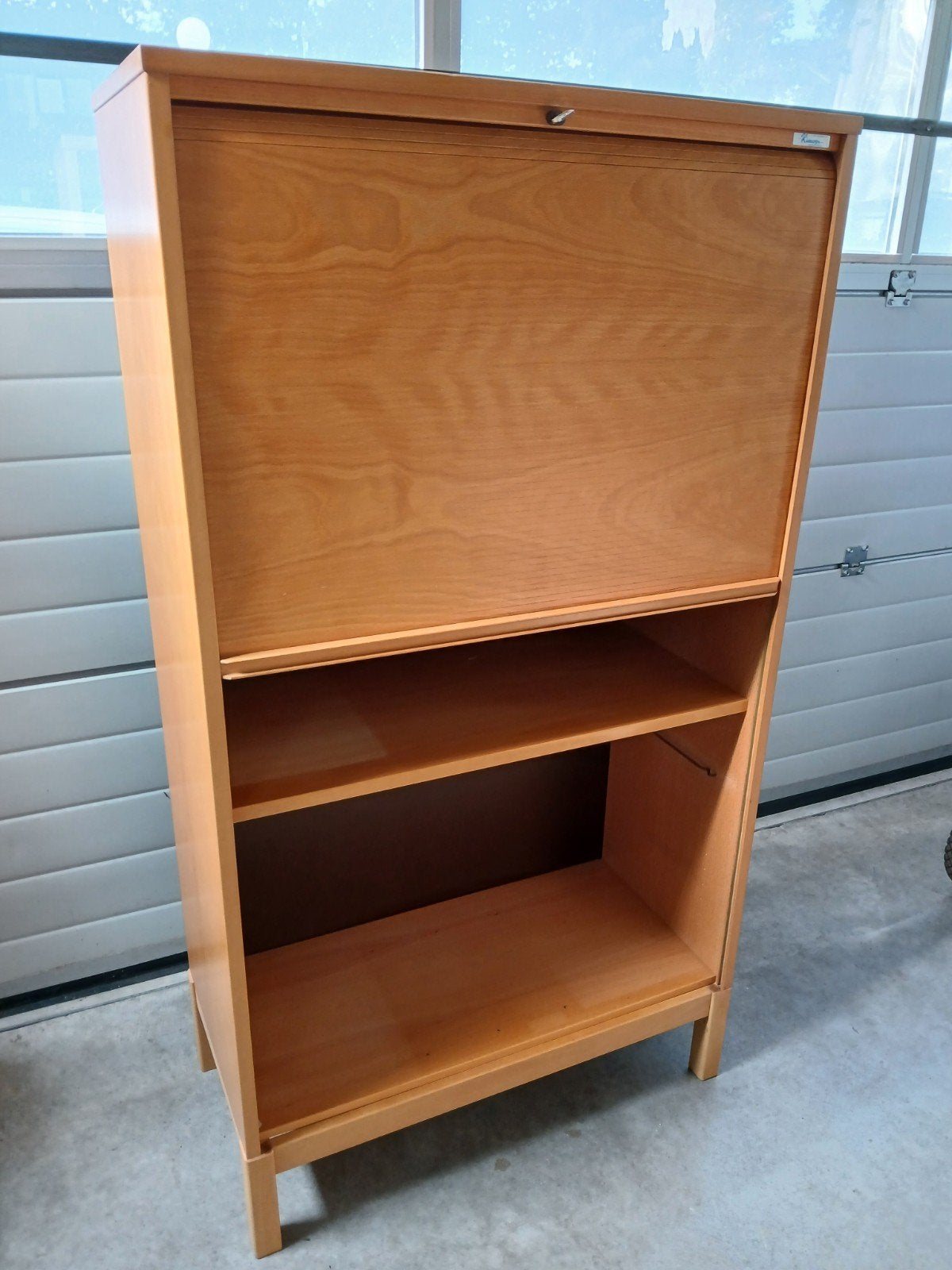 Vintage Kinnarps roldeurkast (jaren '60/'70), Ophalen