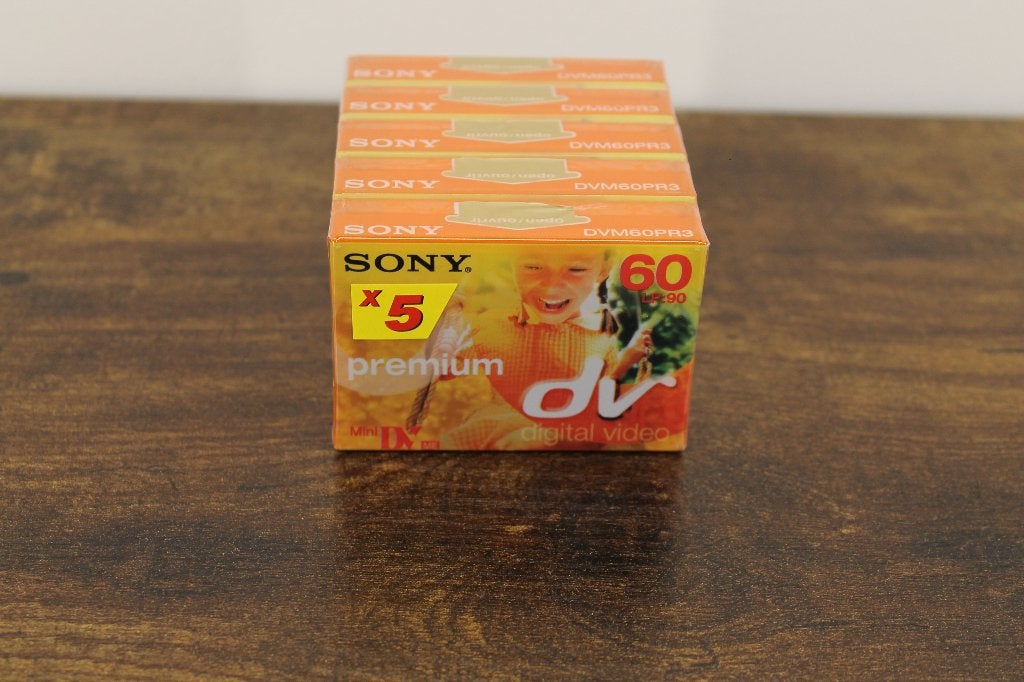 Sony DV Bandjes DVM60PR3 5 stuks, Mini dv, -, -, 20x of meer