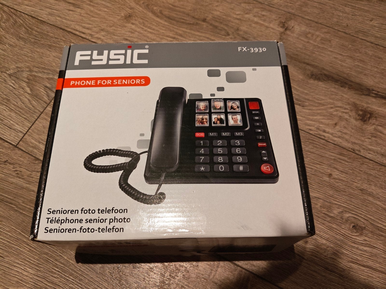 Fysic FX-3930 Senioren Foto Telefoon - Nieuwstaat, Verzenden, Zo goed als nieuw