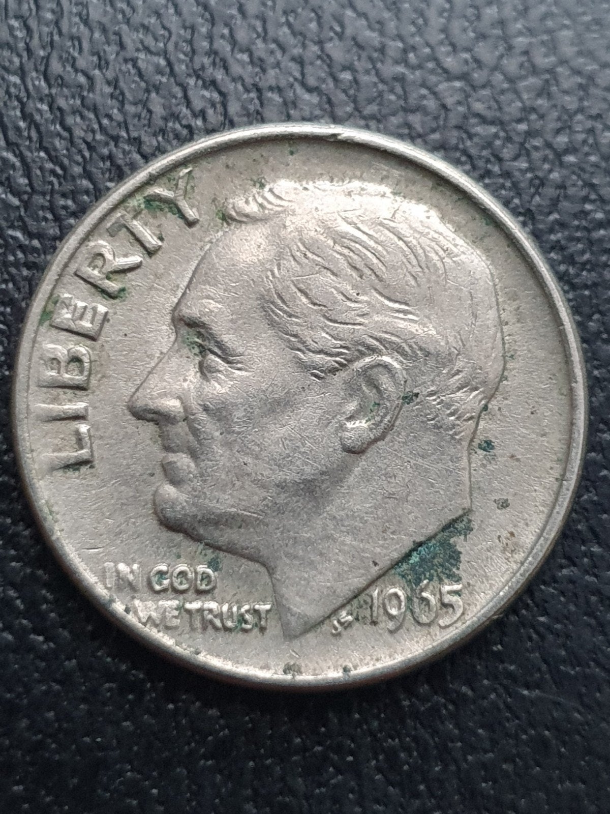One dime munt uit 1965 Amerika., Postzegels en Munten, Ophalen of Verzenden, Noord-Amerika, Losse munt, Zilver