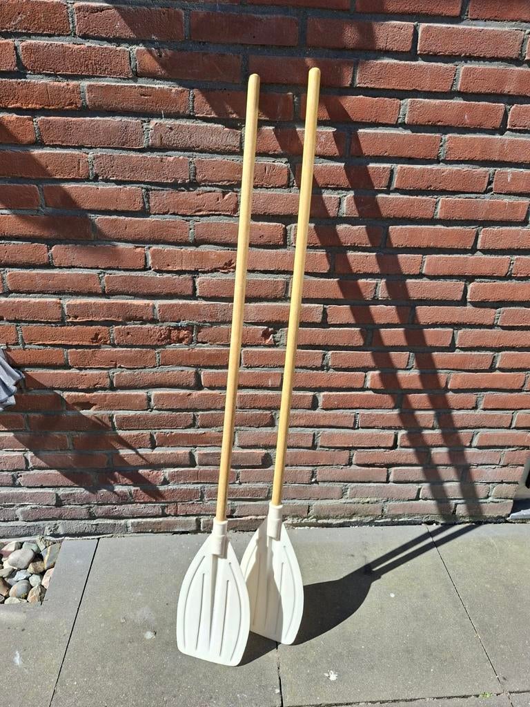 Fijn setje peddels!, Ophalen, Gebruikt, Enkelbladige peddel