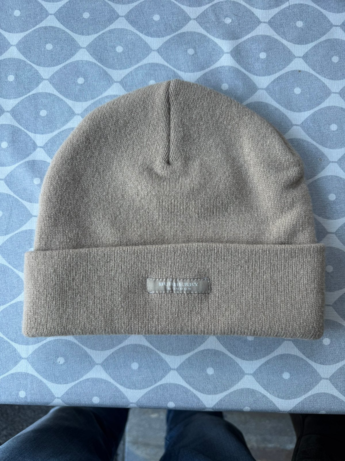 Originele Burberry Muts 100% Lambswool – Burberry London, Kleding | Heren, Ophalen of Verzenden, Zo goed als nieuw, Overige maten