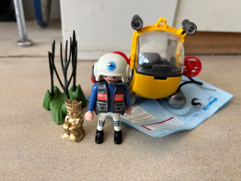 Playmobil 4478 Duiker met onderwaterscooter en schat, Ophalen of Verzenden, Gebruikt, Losse onderdelen