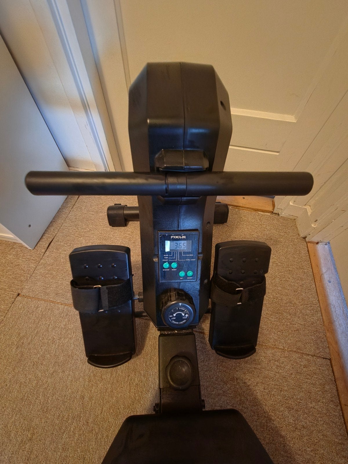 Focus Fitness Row 2 Roeitrainer, Sport en Fitness, Fitnessapparatuur, Ophalen, Gebruikt, Rug, Metaal