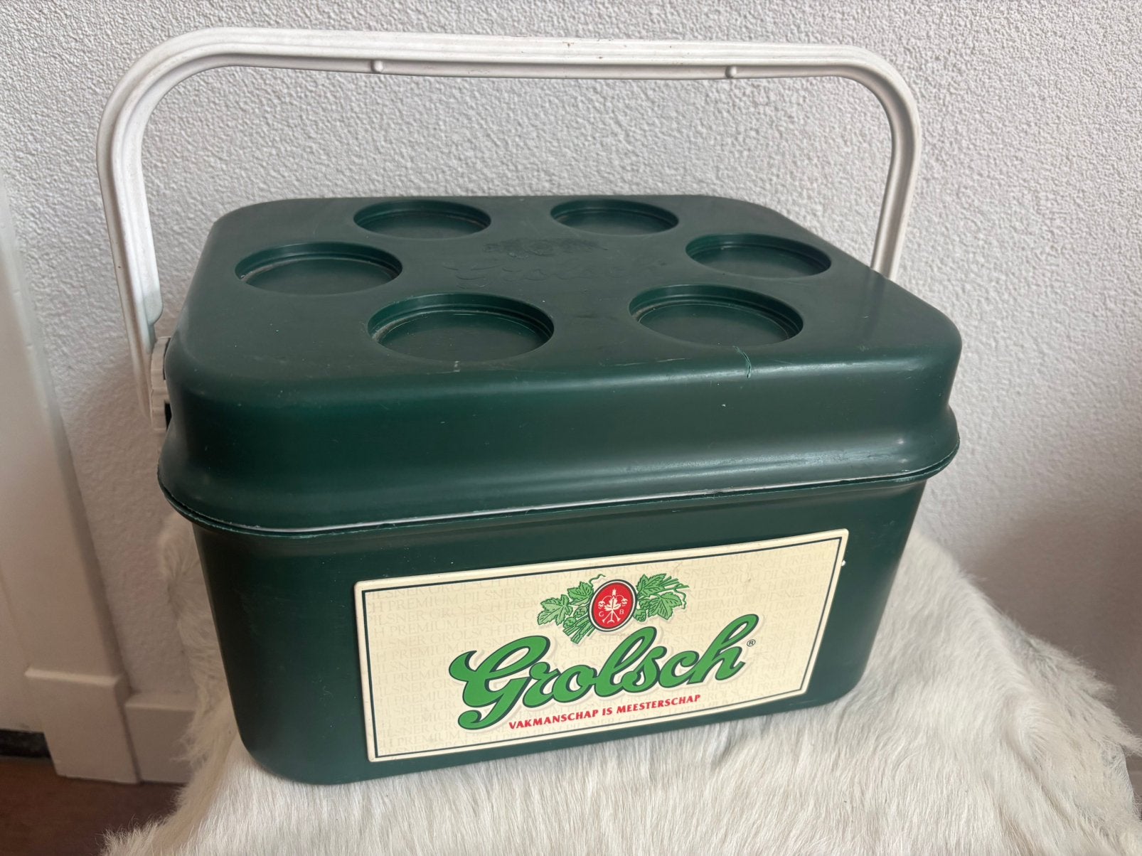 Vintage koelbox Grolsch, Ophalen of Verzenden, Zo goed als nieuw, Grolsch