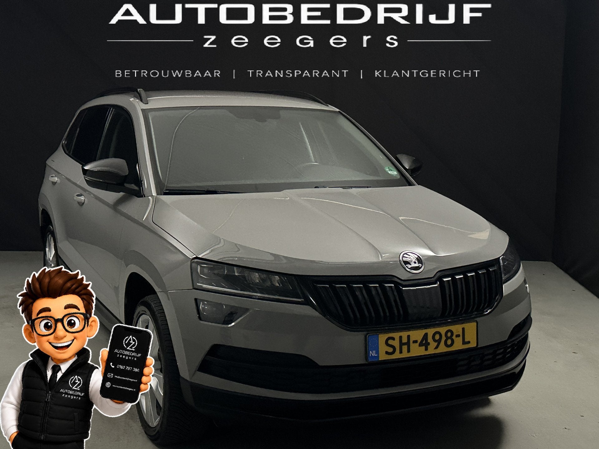 Skoda Karoq 1.0 TSI Style Business *Full Options*NAP*, Auto's, Voorwielaandrijving, Gebruikt, Euro 6, 116 pk