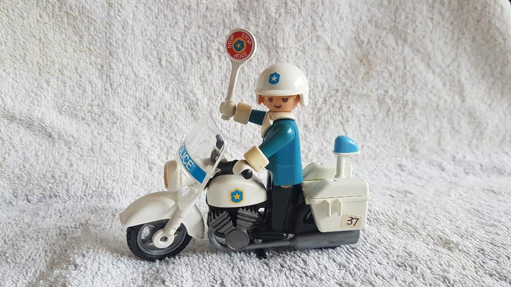 playmobil 3564 politie op motor vintage, Ophalen of Verzenden, Zo goed als nieuw, Complete set
