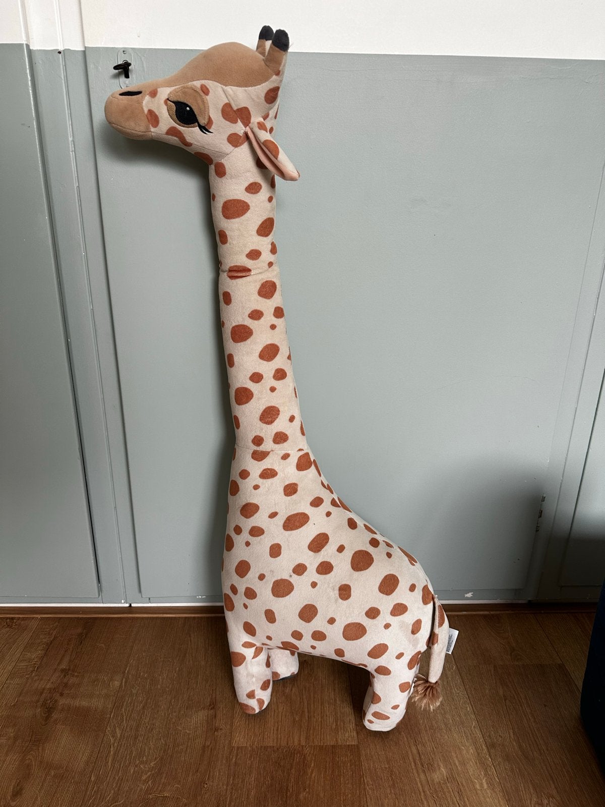 Grote knuffel giraffe van H&M Home, Ophalen, Overige merken, Giraf, Zo goed als nieuw