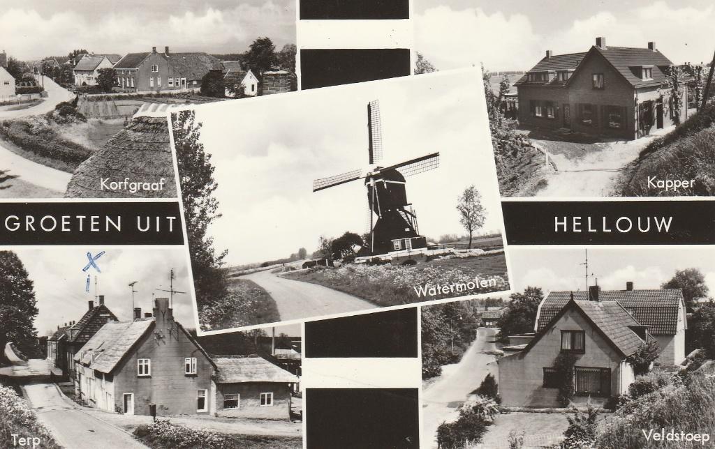 Hellouw, Ophalen of Verzenden, 1940 tot 1960, Gelopen, Gelderland