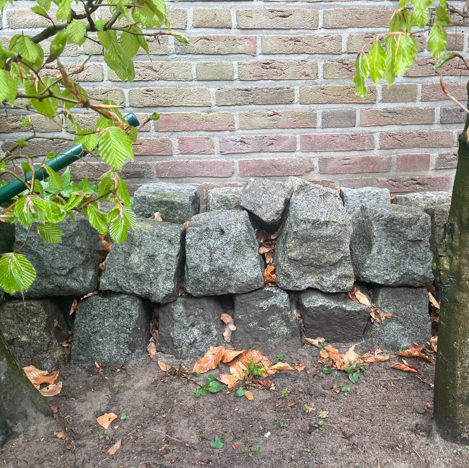 Kinderkoppen/kasseien, Tuin en Terras, Ophalen, Graniet, Zo goed als nieuw, Kei