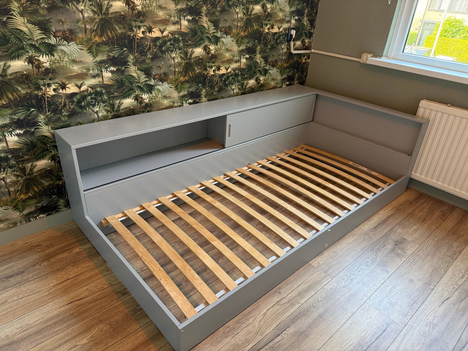 WOOOD Hoekbed 90x200 met opbergruimte, Huis en Inrichting, Slaapkamer | Bedden, Ophalen, Gebruikt, 90 cm, Eenpersoons