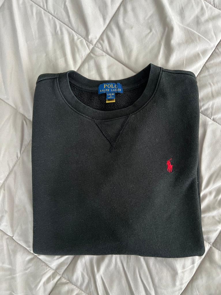 Ralph Lauren trui, maat 14-16 (176/S), Ophalen of Verzenden, Gedragen, Maat 46 (S) of kleiner, Zwart