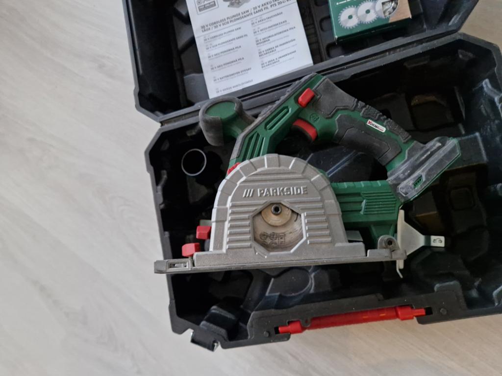 Parkside PTS Li-20 B2 invalzaag op accu, Minder dan 30 mm, Invalzaag, Ophalen of Verzenden, Minder dan 600 watt