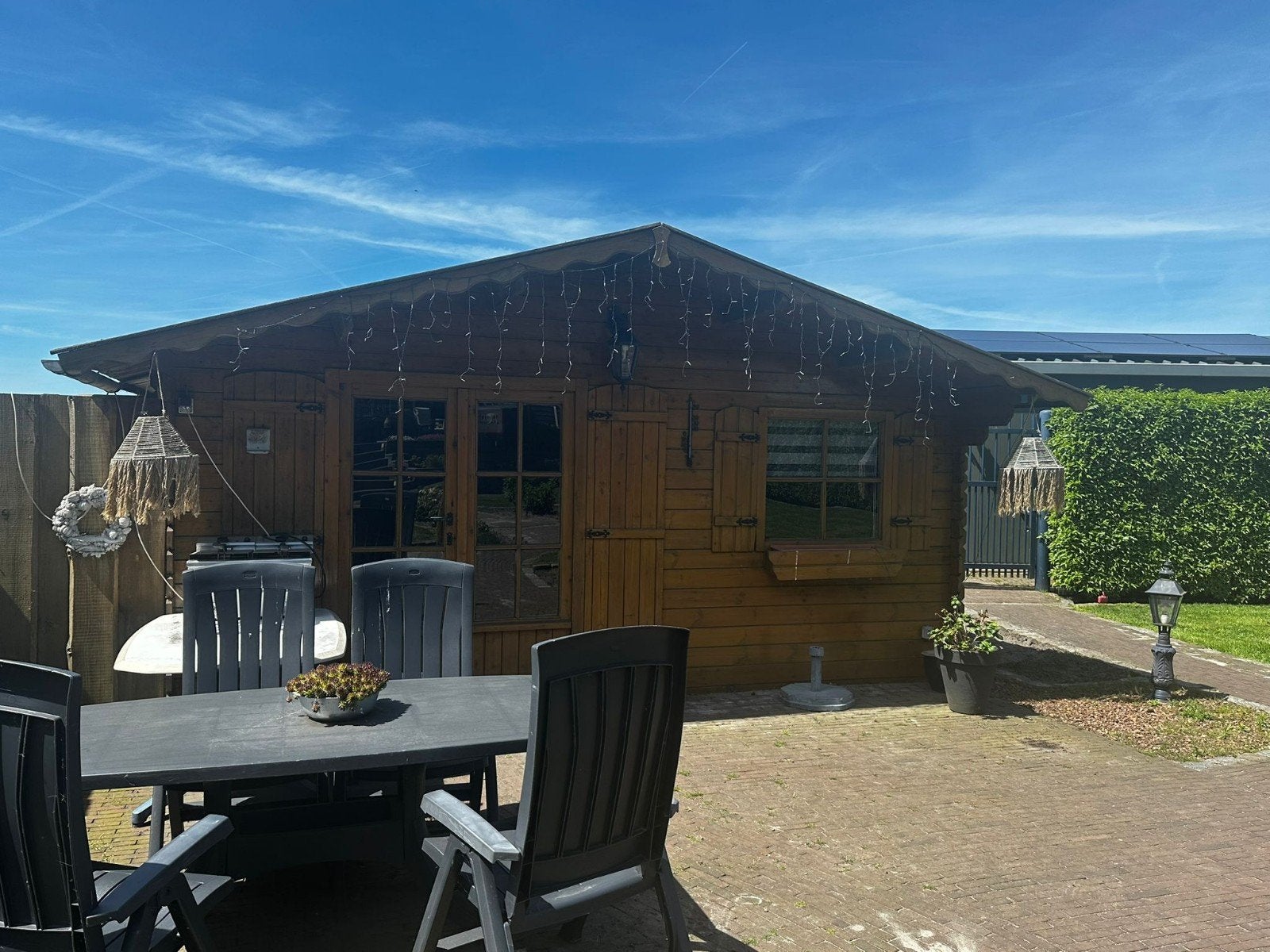 te koop blokhut, Tuin en Terras, Tuinhuizen, Ophalen, 200 tot 400 cm, Blokhut, 1 raam
