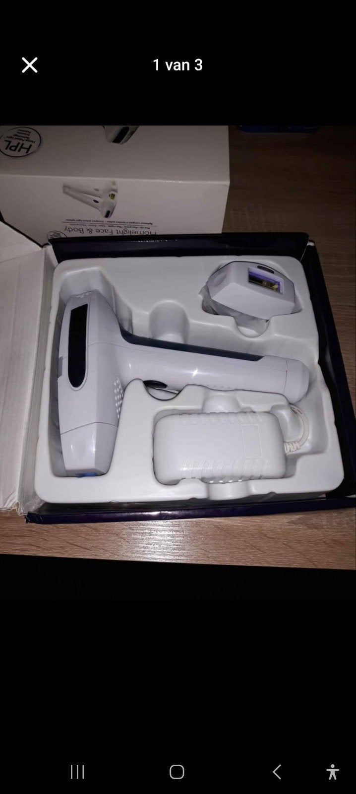 Homelight Face & Body IPL Ontharingsapparaat, Witgoed en Apparatuur, Persoonlijke-verzorgingsapparatuur, Ophalen, Nieuw, Overige typen