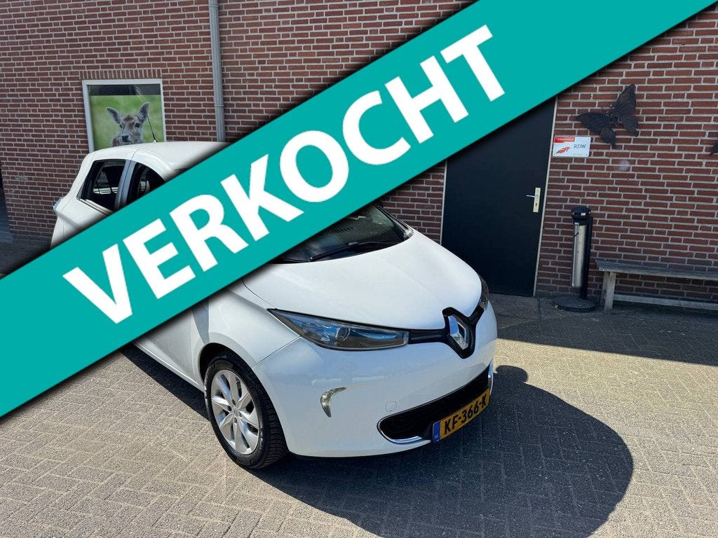 Renault ZOE R240 Intens 22 kWh Airco, Cruise control, 5 DRs, 240 km, Stof, Zwart, 41 kWh