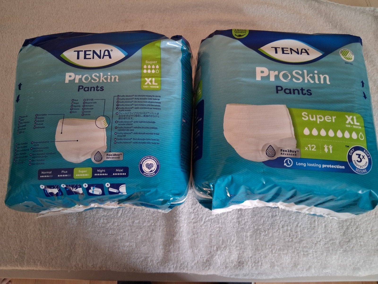 Tena Proskin pants 2 pakken van 12 stuks, maat xl., Ophalen of Verzenden, Nieuw