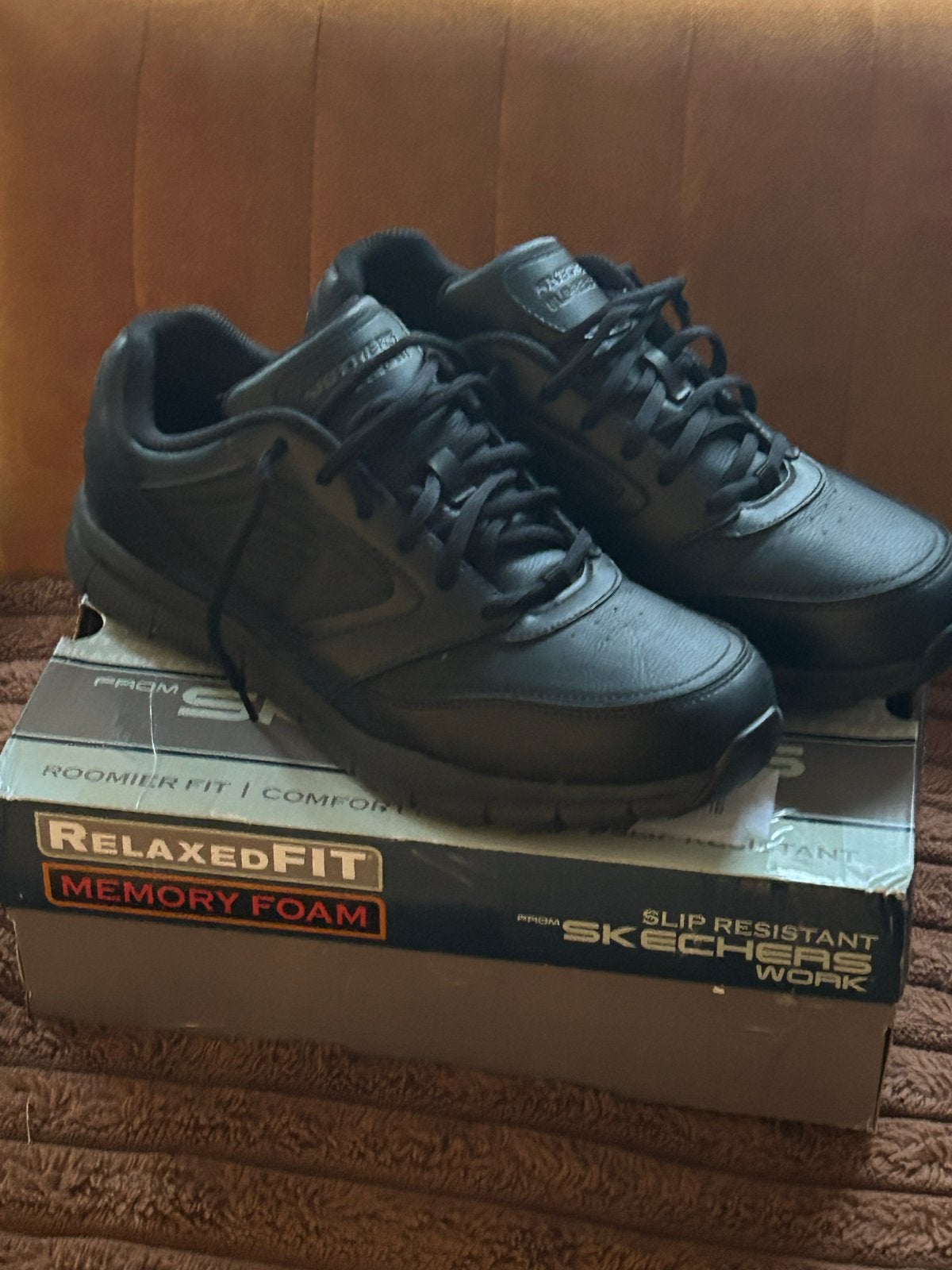 Skechers Work Nampa SR - Zwarte antislip schoenen, Kleding | Heren, Ophalen of Verzenden, Nieuw, Zwart, Sneakers of Gympen