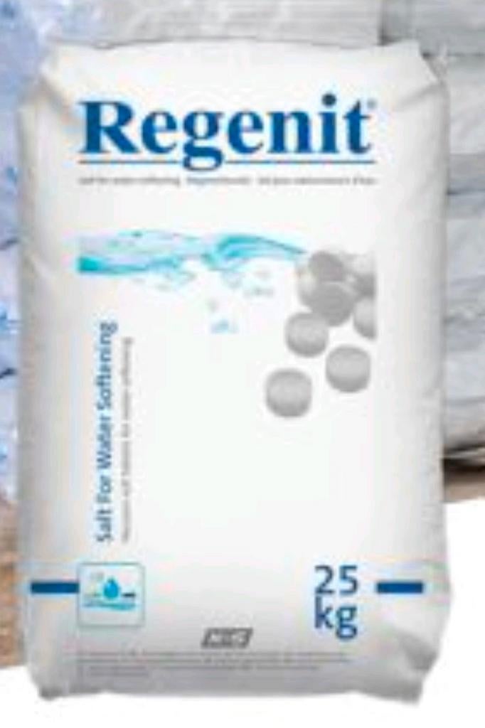 Regenit onthardingszout tabletten 25kg zakken! Of per pallet, Ophalen