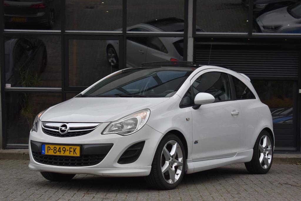 Opel Corsa 1.4 Turbo Cosmo Pano Airco OPC Line OLIE VERBRUIK, Auto's, Voorwielaandrijving, Euro 5, Stof, Gebruikt