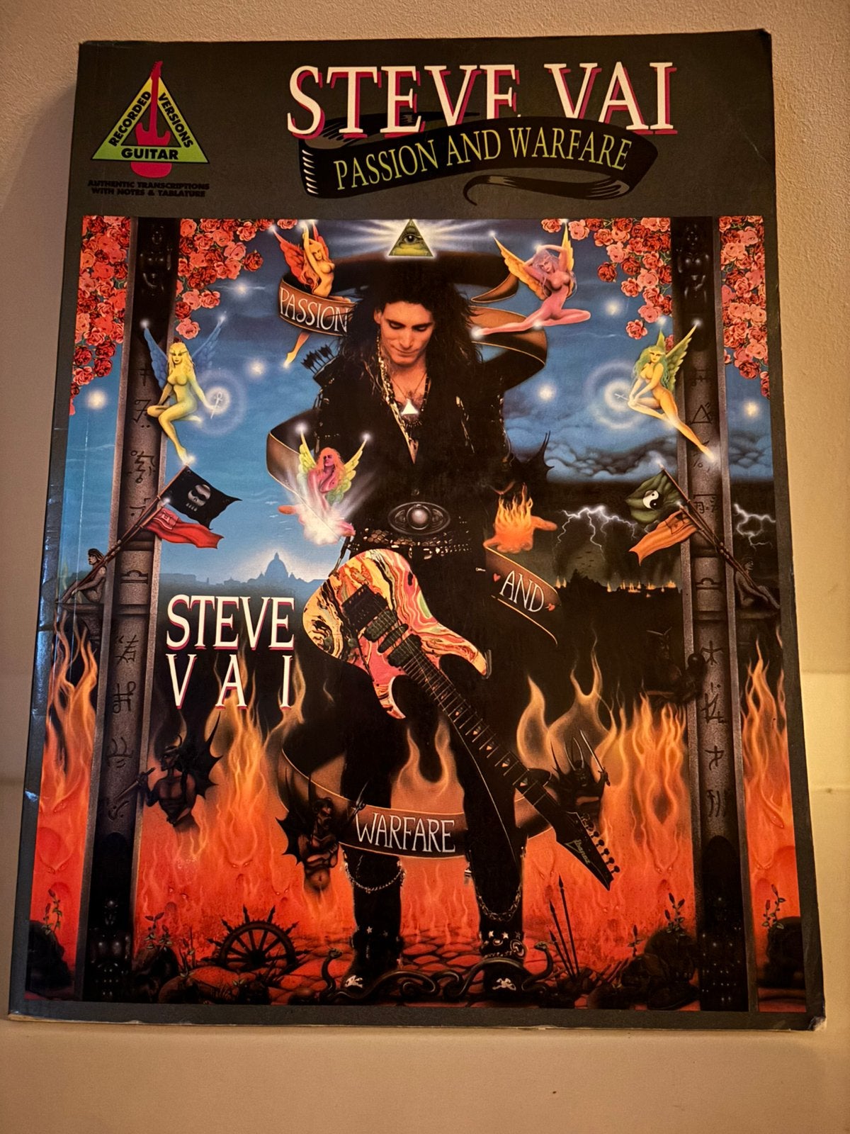 Steve Vai - Passion and Warfare Gitaar Tablatuur Boek, Ophalen of Verzenden, Gitaar, Gebruikt, Rock en Metal