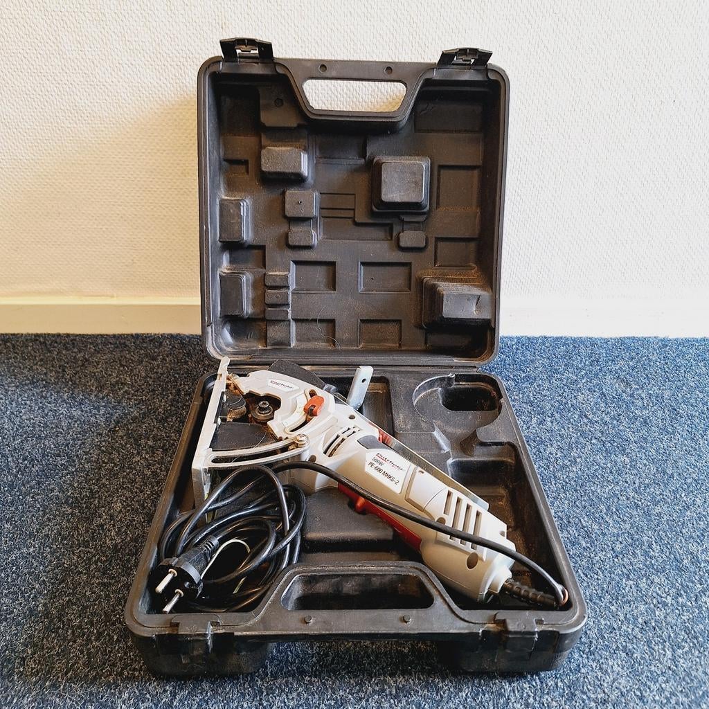 Pattfield PE-600 MHKS-2 | Cirkelzaag | 500W | + Koffer, Gebruikt, Cirkelzaag, ., Ophalen of Verzenden