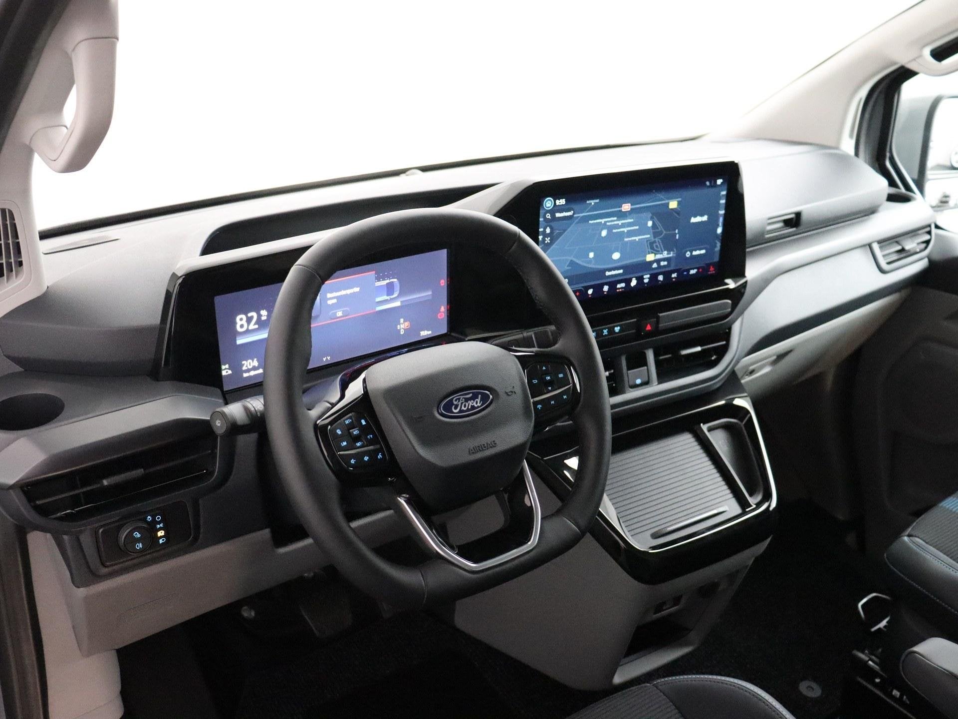 Ford E-Transit Custom 320 L2H1 Sport | Adaptief Cruise Contr, Automaat, 470 min, 218 pk, Nieuw