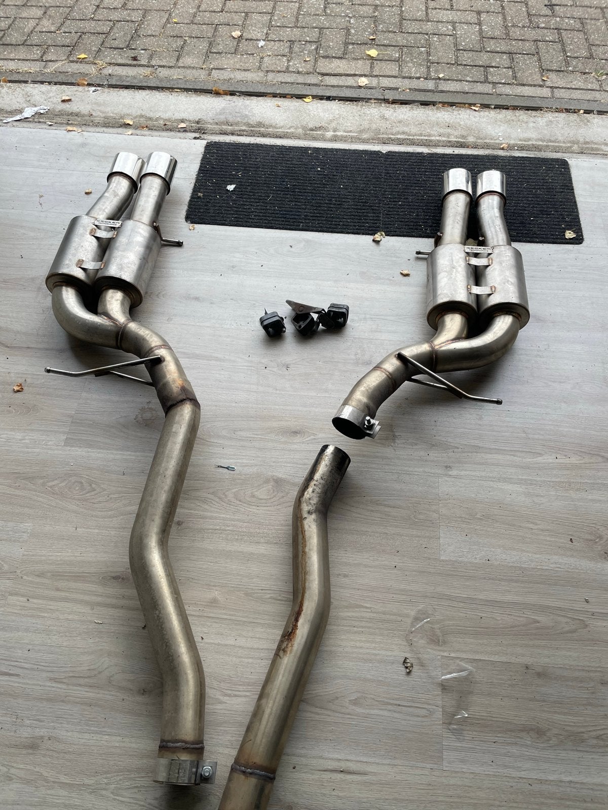 BMW E60 M5 Custom Straight Pipe Uitlaatsysteem, Ophalen, Gebruikt, BMW