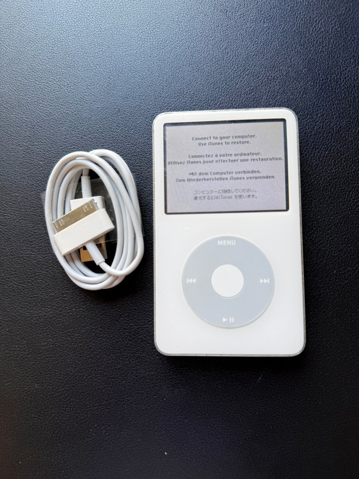 Apple iPod Classic 5 Wit 30GB, Audio, Tv en Foto, Mp3-spelers | Apple iPod, Ophalen of Verzenden, 20 tot 40 GB, Niet werkend, Overige kleuren