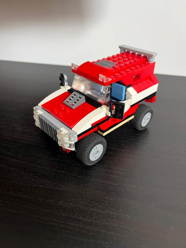 LEGO Creator 5867: 3-in-1 Auto (Sportwagen, Jeep, kart), Lego, Overige typen, Ophalen of Verzenden, Zo goed als nieuw