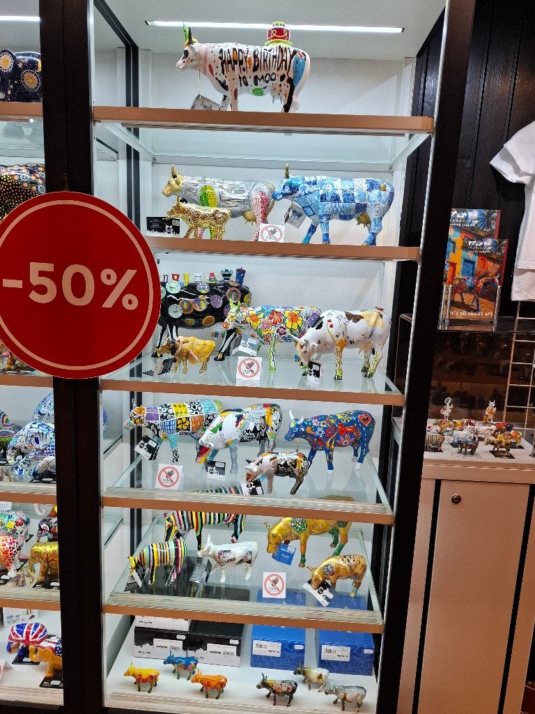 CowParade Uitverkoop -50%, Ophalen, Meerkleurig, Overige materialen, Beeld