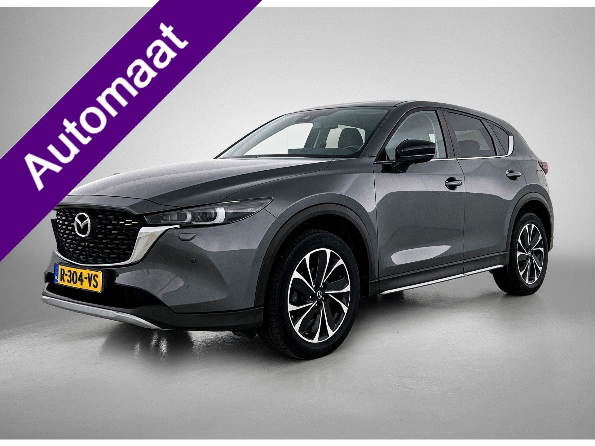 Mazda CX-5 2.0 SkyActiv-G 165 Newground Automaat 360 View Ca, Auto's, Gebruikt, Euro 6, 4 cilinders, Leder en Stof