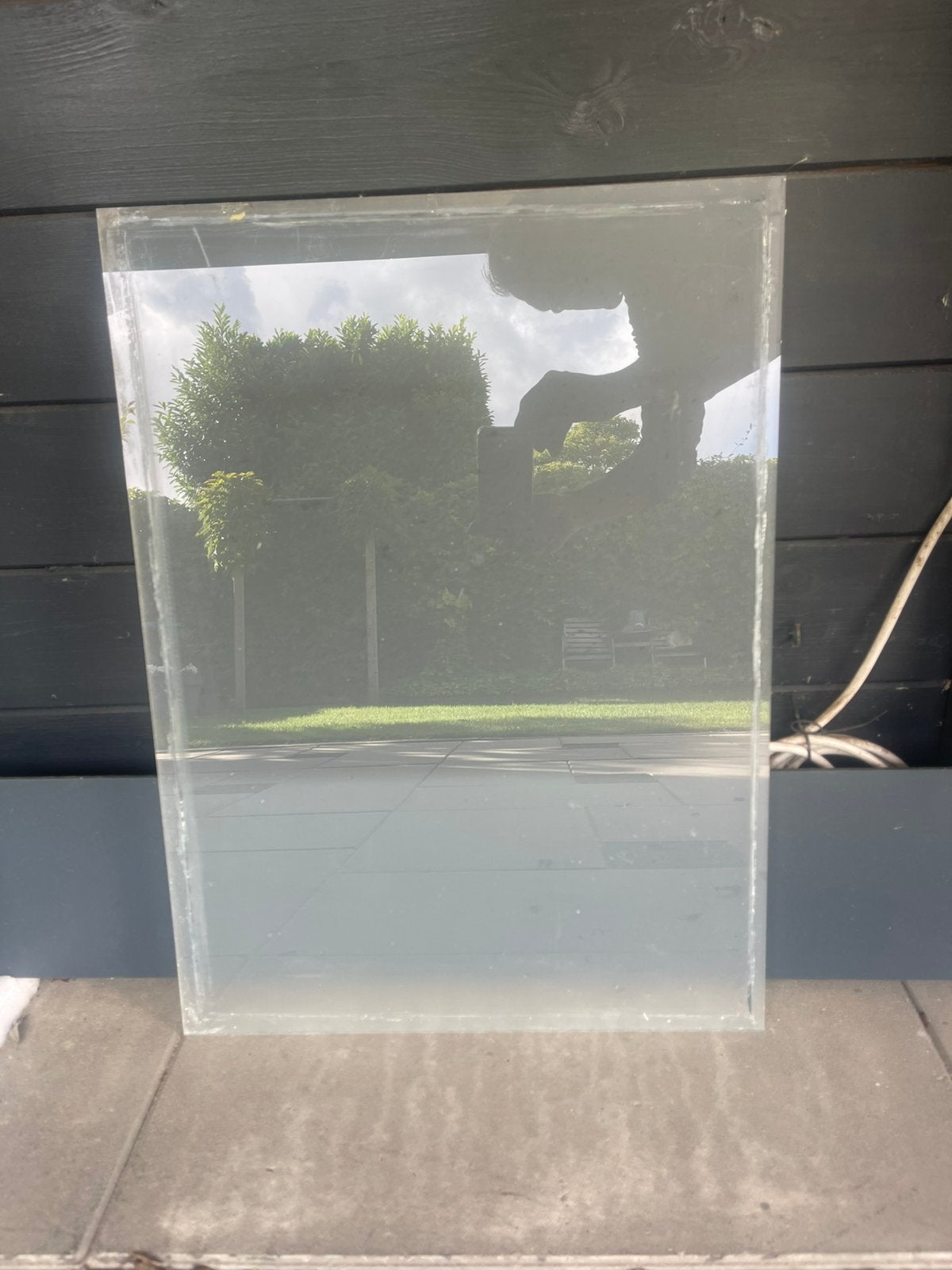 Melkglas ruiten, Doe-het-zelf en Verbouw, Glas en Ramen, Ophalen, Zo goed als nieuw, Glasplaat, Minder dan 80 cm