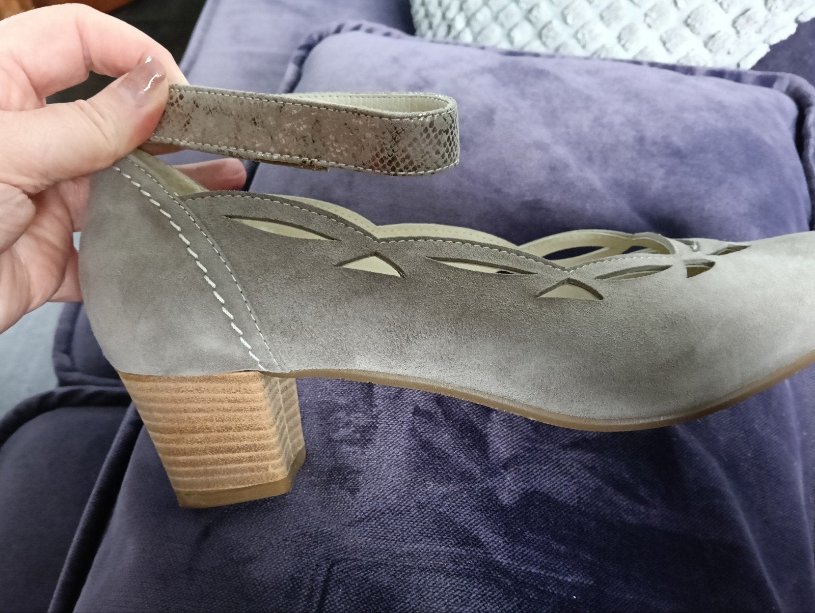 Poccopazza elegante schoenen, taupe, z.g.a.n., maat 41, Pumps, Overige kleuren, Poccopazza, Ophalen of Verzenden