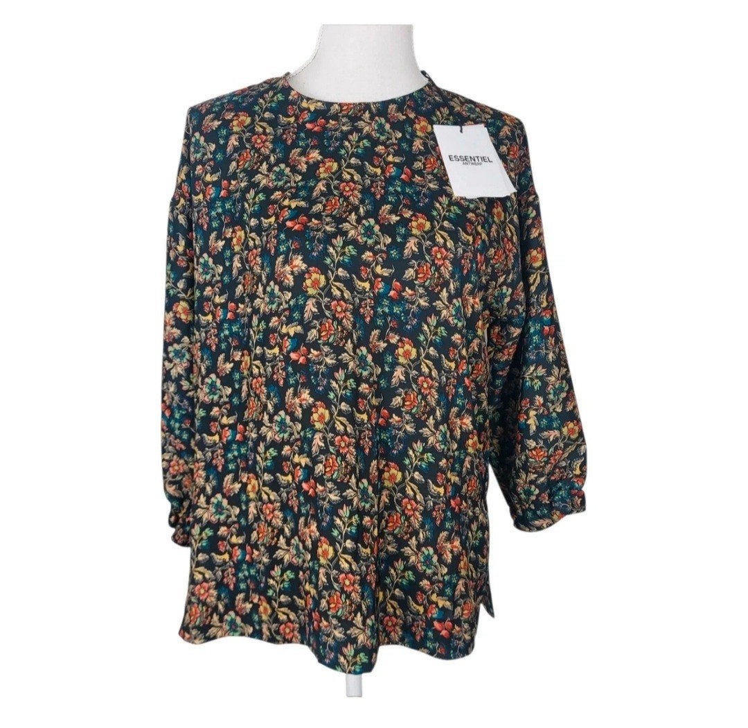 Essentiel Antwerp Blouse Bloemenprint Maat 344 Nie, Nieuw, Essentiel Antwerp, Maat 34 (XS) of kleiner, Meerkleurig