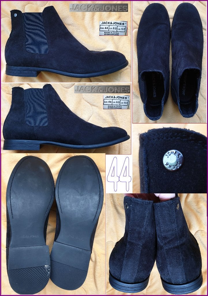JACK & JONES bruine suéde laarzen maat 44 zgan, Bruin, Boots, Ophalen of Verzenden, Zo goed als nieuw