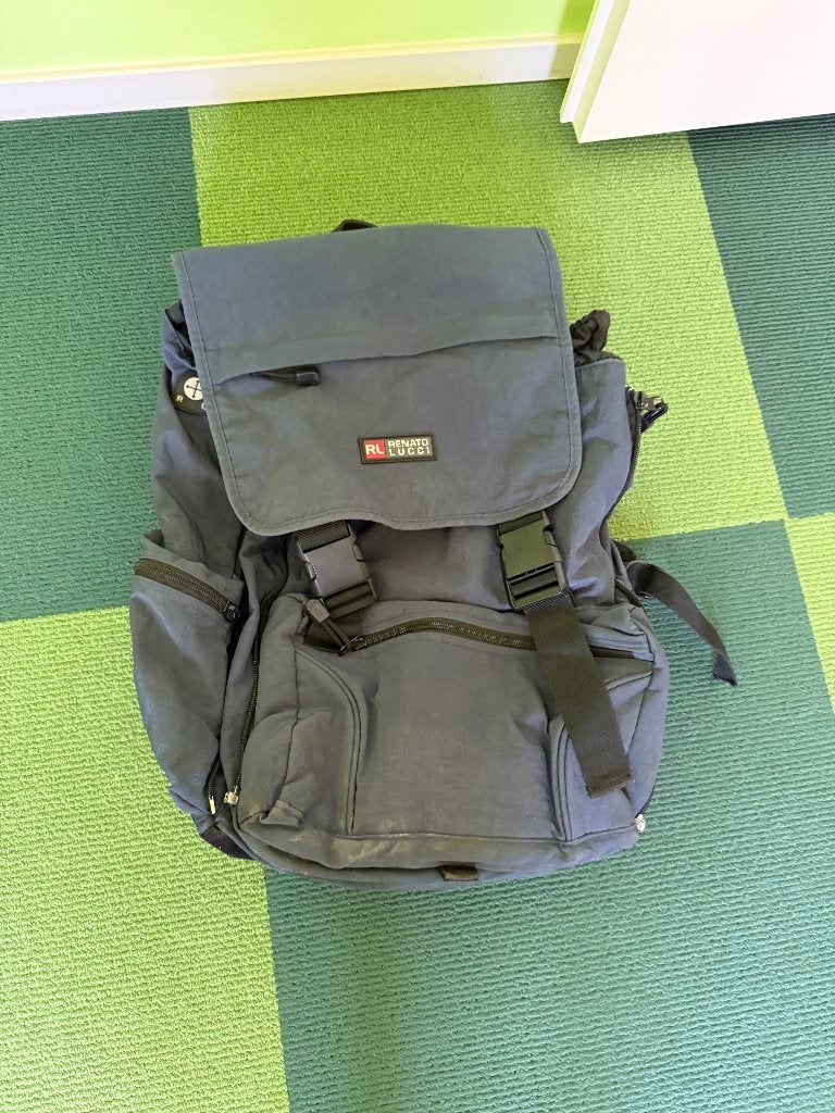 Stevige school rugtas van Renato Lucci te koop, Ophalen, 40 tot 50 cm, Gebruikt, 30 tot 40 cm