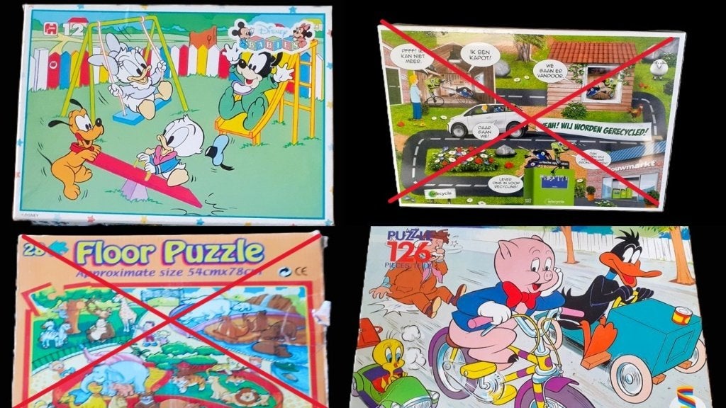 2 Kinder Puzzels, Ophalen of Verzenden, Meer dan 50 stukjes, Zo goed als nieuw