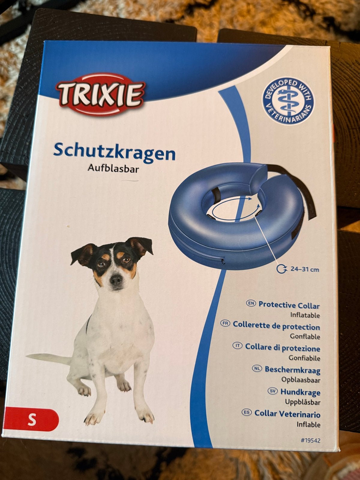 Opblaas beschermnekkraag maat S (24-31cm) Trixie, Trixie, Ophalen, Nieuw, Overige typen