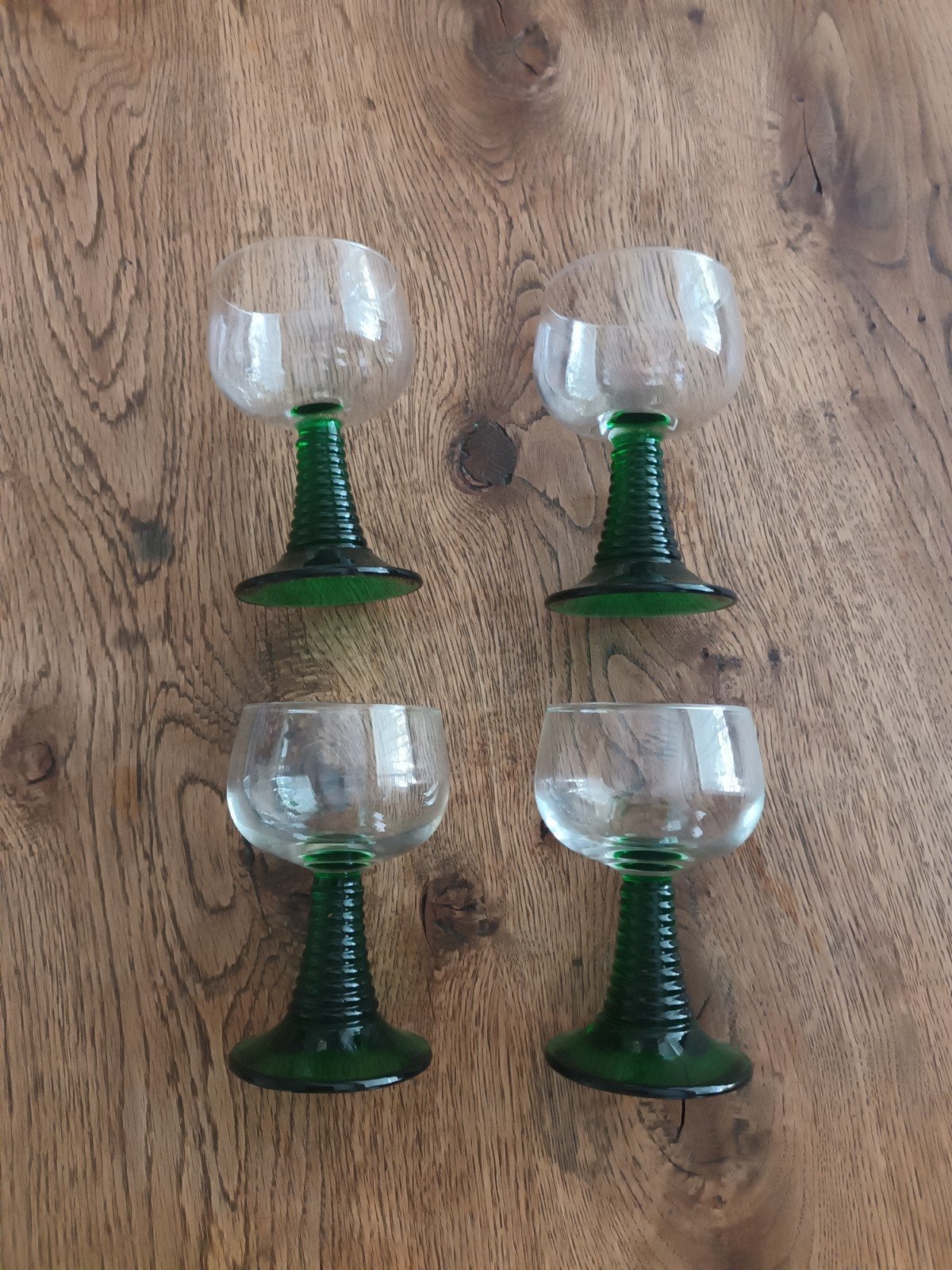 Roemer glazen (klein) - set van 4, Ophalen of Verzenden, Gebruikt, Overige typen